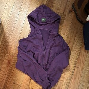 Daily drills purple hoodie